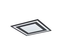 Sleek Black 450mm Modern Led Wall And Ceiling Light Fixture