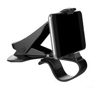 Sleek Black Car Dashboard Phone Holder Convenient Access to Your Device While Driving