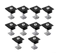 Sleek Black Finish Aluminum Alloy Clamping System Designed for Easy Setup (35mm Medium clamp)