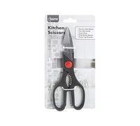 Sleek Black Heavy Duty Kitchen Scissors - (1 Pc.) - Multi-Functional & Durable - Ideal for Cutting Meat, Poultry, & Herbs