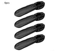 Sleek Black Stretch Cloth Automotive Covers Designed to Protect Your Interior While Driving Comfortably (4pcs)