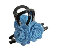 Sleek Camellia Hair Ornaments Adjustable Unique Flower Wig Daily Accessories Student Decoration