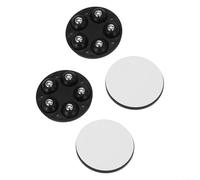 Sleek & Compact Mini Wheel Set to Facilitate Movement Across Tight Spaces within a Home or Office Environment (Black)