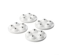 Sleek & Compact Mini Wheel Set to Facilitate Movement Across Tight Spaces within a Home or Office Environment (White)