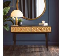 Sleek Console Table, Modern Design Hallway Table For Hallway, Distinctive Sofa Table For Livingroom Interiors by Premier Gold One Size