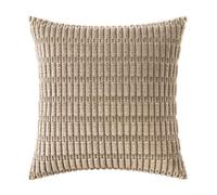 Sleek Contemporary Design of These Corduroy Throw Pillows That Perfectly Fit into Modern Home Decor Themes (20x20inch/50x50cm Light Brown)