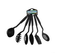 Sl esign 6 Piece Heat Resistant Nylon Kitchen Utensils Set Perfectly Suited for All Your Cooking Needs