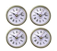 Sleek Design 65MM Quartz Clock Movement Replacement Mechanism Perfect for Custom DIY Clocks with Roman Numerical Display (D)