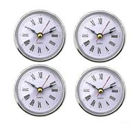 Sleek Design 65MM Quartz Clock Movement Replacement Mechanism Perfect for Custom DIY Clocks with Roman Numerical Display (E)