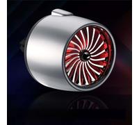 Sleek Design Aroma Diffuser Perfectly Suited For Enhancing Your Daily Commute Experience In Any Vehicle(Gray red light)