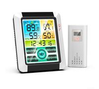 Sleek Design Digital Weather Station with Touchscreen Interface for Effortless Climate Management