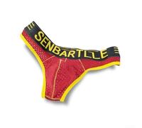Sleek Design Men's Underpants Featuring a Comfortable Fit and Generous Space in the Front (M Red)
