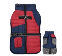 Sleek Design Puppy Winter Sweater, Dog Winter Jacket, Cold Weather Coat, Thickened Dog Winter Clothing for Dogs, Home Indoor, Outdoor, Cold Weather, Living Room, Wine Red, Pink Color