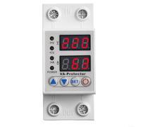 Sleek Design Reliable Adjustable LED Voltage Protector Relay Rated at 40A Prevents Electrical Failures