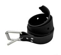 Sleek Design Silicone Scuba Diving Weight Belt Featuring a User Friendly Quick Release Mechanism for Divers (black)