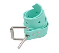 Sleek Design Silicone Scuba Diving Weight Belt Featuring a User Friendly Quick Release Mechanism for Divers (green)