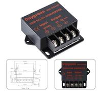 Sleek Design Step Down Power Converter Handles Inputs from Both DC12 and DC24 Volts, Outputs Safe and Stable Current