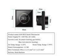 Sleek Design Temperature Sensor Knob with Remote Access for Modern Homes (B-GC)