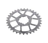 Sleek Design Ultralight Direct Mount Chainsaw Compatible with Both Mountain and Road Biking Needs; Engineered for Optimal Performance Over Time (36T Silver)