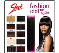 Sleek Fashion Idol 101 Hot Yaki Weave Like Human Hair Extension18INCH - All Colour (F12.16.613 (Mix Blonde Streaks))
