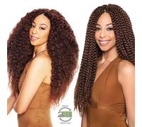 Sleek Hair Fashion Idol Express Mambo Box Braid 20'' Natural Black With Dark Auburn Striks
