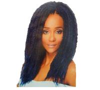 Sleek Hair Fashion Idol Express Synthetic Cuba Twist Marley Braid 14 / T1B/Dark.Blue