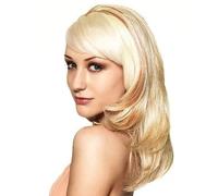 Sleek Hair Tulip Hair Couture Synthetic Half Wig Dark Red, 16"