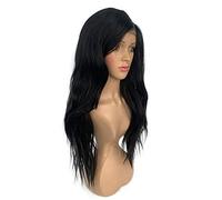 SLEEK Lace Front Wig 27’’ Side-Part Long Curly Wave Synthetic Lace Front Wig With Baby Hair SPOTLIGHT 101 MELODY LACE WIG for Women Heat Resistant Fiber 210g-1B