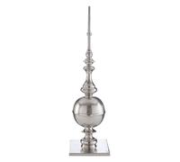 Sleek Large Rough Nickel Obelisk, Striking Decorative Wooden Obelisk Interiors by Premier Silver One Size