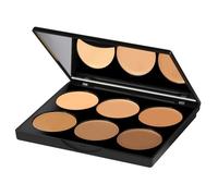 Sleek MakeUP Cream Contour Kit, 6 Easily Blendable Colours for Smooth and Long Lasting Contour, Medium