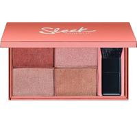 Sleek MakeUP Highlighting Palette, Four Dazzling Shades for a Supercharged Glow, Long Lasting and Lightweight, Intense Colour, Copperplate