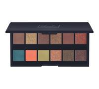 Sleek MakeUP i-Divine Eyeshadow Palette, 12 Shades in a Mix of Matte, Shimmer, Foil and Due-Chrome, Blendable and Highly Pigmented, Grounded