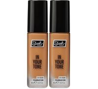 Sleek MakeUP In Your Tone 24 Hour Foundation, Medium Buildable Coverage in 30 Shades, Semi-Matte Flawless Finish, 7N, 30ml (Pack of 2)