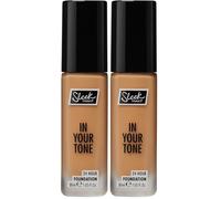 Sleek MakeUP In Your Tone 24 Hour Foundation, Medium Buildable Coverage in 30 Shades, Semi-Matte Flawless Finish, 5W, 30ml (Pack of 2)