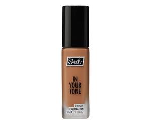 Sleek MakeUP In Your Tone 24 Hour Foundation, Medium Buildable Coverage in 30 Shades, Semi-Matte Flawless Finish, 8C, 30ml