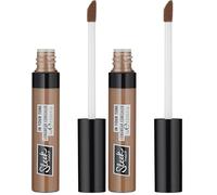 Sleek MakeUP In Your Tone Longwear Concealer, Hides Dark Circles and Covers Blemishes, Buildable Medium to Full Coverage, 6N, 7ml (Pack of 2)