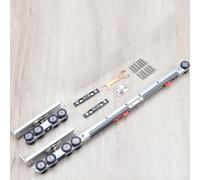 Sleek Metal Design Sliding Door Hardware That Ensures Smooth Operation Under Heavy Loads Without Compromise (8 wheels-80 KG)