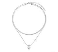 Sleek Minimalist Men's Necklace in a Unique Snake Bone Design Perfect for Any Occasion