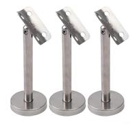 Sleek Modern Design Get This Three Piece Adjustable Column Bracket Set Made from Premium Grade Stainless Steel Today (120mm-A )