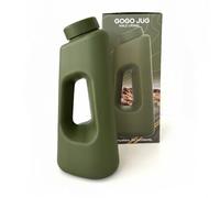 Sleek Modern Male Urinal with Leak Proof Screw Cap Lid Large (42oz) Capacity- Odor-Proof Portable Urinals for Trucker, Nighttime Emergency, Hunting, Outdoor, Long Drives, Camping (Olive Green)