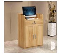 Sleek Modern Reception Desk for Office & Entryway - 60 x 40 x 90 cm - Compact Stylish Table Perfect for Professional Workspaces Contemporary Office Furniture