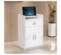 Sleek Modern Reception Desk for Office & Entryway - Functional Storage 68.8x40x89.9 cm Perfect for Contemporary Workspaces & Home Offices Stylish & Practical Design