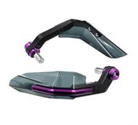 Sleek Motorcycle Windshield Guards Engineered to Keep Hands Protected from Mud and Natural Debris While Riding (Purple)