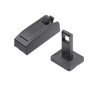 Sleek Mount Door Stop Provides Smooth Quiet Function in Residential Commercial Places Space Saving Door Stop