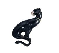 Sleek Panthers Design Brooch Adjustable Kirsite Pin Adjustable Clothing Pin For Shirts Coats And Dresses Unique Animal Themed Gift