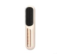Sleek Portable Hairbrush Designed For Effortlessly Achieving Beautifully Styled Locks Anywhere (Off white)