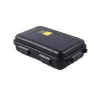 Sleek Protective Storage Box Designed to Keep Your Items Safe from Water Damage While Outdoors or Traveling (Small Black)