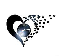 Sleek Reflective Wall Clock Designed from Eco Friendly Materials Suited to Diverse Settings (Black)