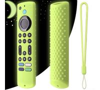 Sleek Silicone Shell for Fire TV Remote Protects from Drops While Maintaining Functionality (green)