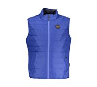 Sleek Sleeveless Jacket with Contrast Details - male - Napapijri - Waistcoats - Blue - S - Jackets S